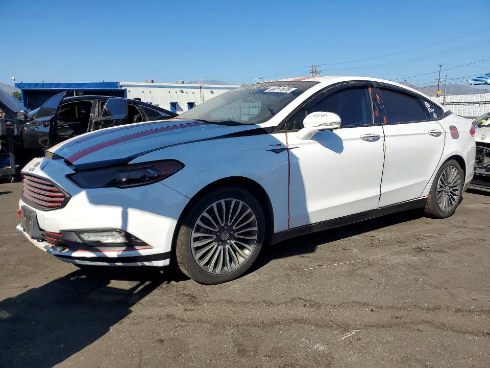59717676 :رقم المزاد ، 3FA6P0RU3HR315954 vin ، 2017 Ford Fusion مزاد بيع