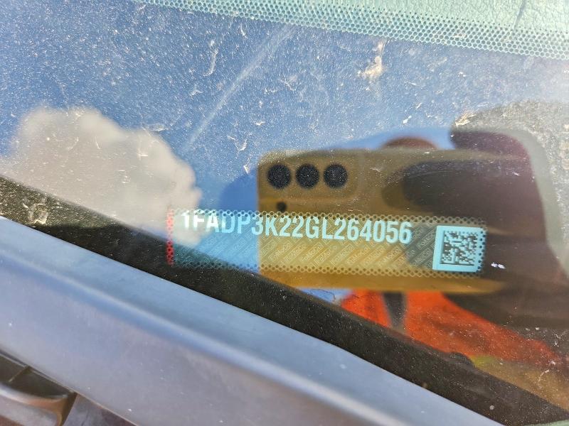 62059286 :رقم المزاد ، 1FADP3K22GL264056 vin ، 2016 Ford Focus مزاد بيع