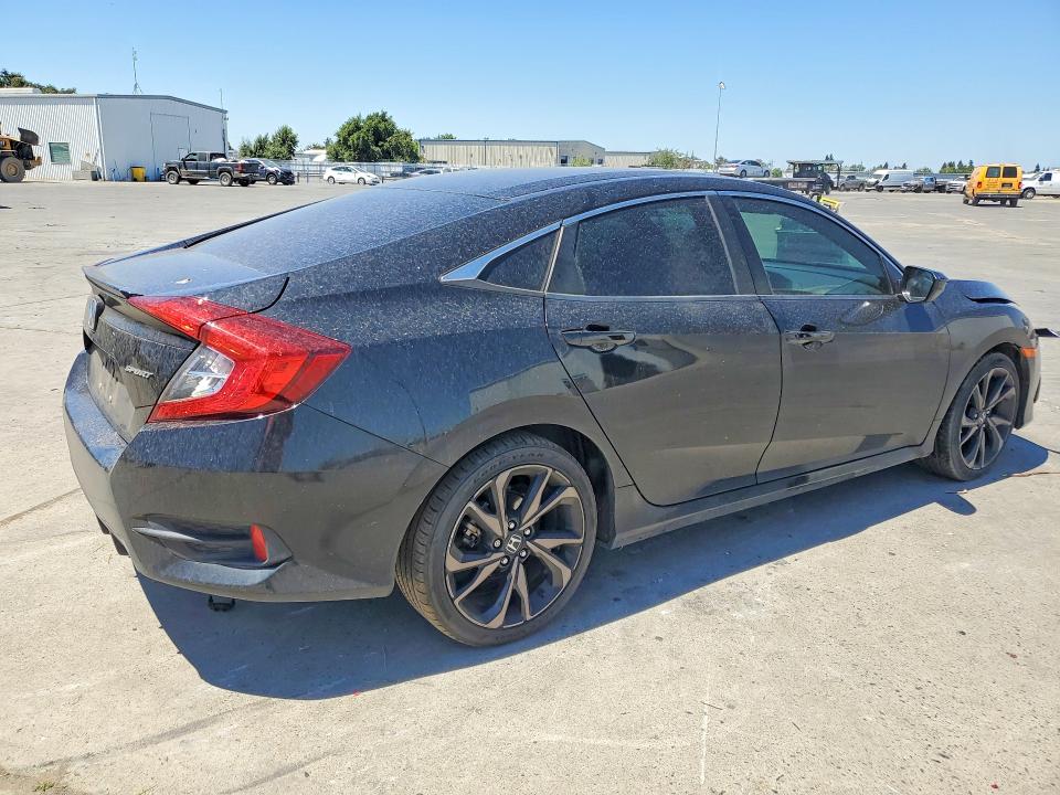 60067386 :رقم المزاد ، 19XFC2E83LE019553 vin ، 2020 Honda Civic مزاد بيع