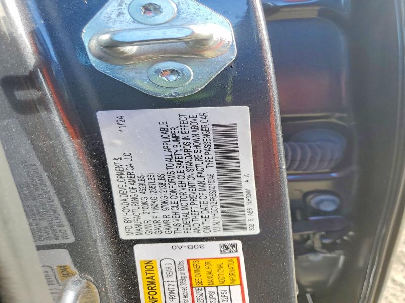 Продажа на аукционе авто 2025 Honda Accord, vin: 1HGCY2F65SA015346, номер лота: 61785876
