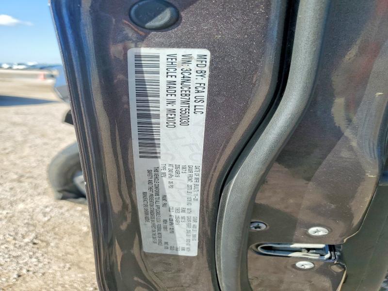 2021 Jeep Compass მანქანა იყიდება აუქციონზე, vin: 3C4NJCEB7MT550030, აუქციონის ნომერი: 60081926