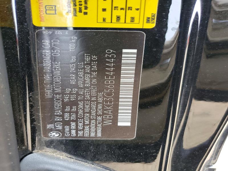 Aukcja sprzedaży 2011 Bmw 328, vin: WBAKE3C56BE444439, numer aukcji: 61889996