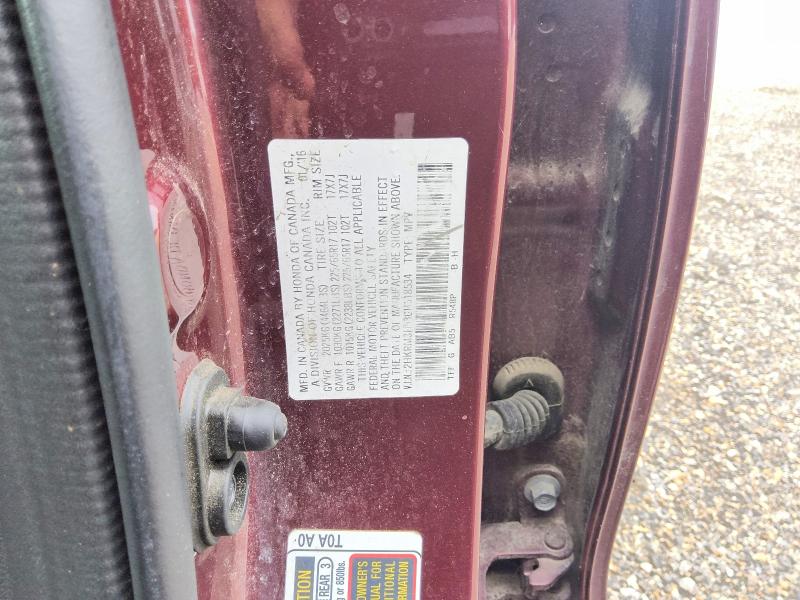 Продаж на аукціоні авто 2016 Honda Cr-v, vin: 2HKRM3H53GH518534, номер лоту: 57957836