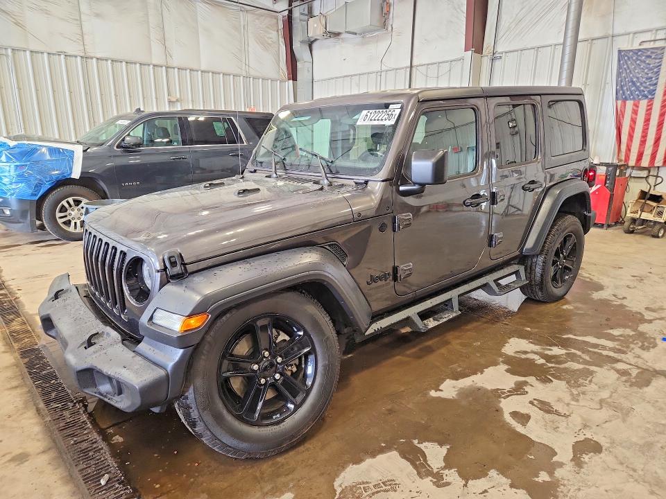 61222256 :رقم المزاد ، 1C4HJXDG2LW314749 vin ، 2020 Jeep Wrangler Unlimited مزاد بيع