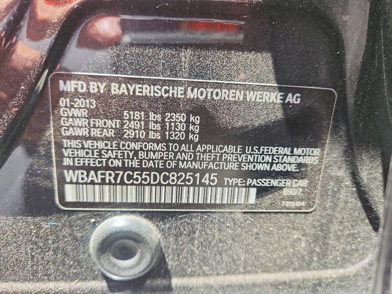 Aukcja sprzedaży 2013 Bmw 535, vin: WBAFR7C55DC825145, numer aukcji: 61621016