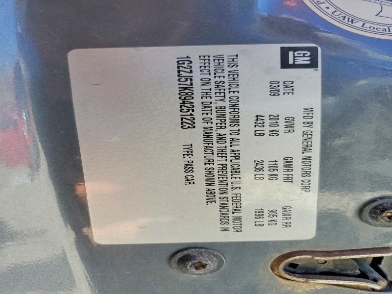 Продаж на аукціоні авто 2009 Pontiac G6, vin: 1G2ZJ57K894251223, номер лоту: 62452546
