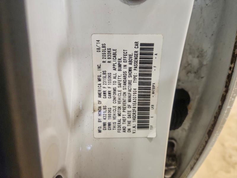 Aukcja sprzedaży 2014 Honda Accord, vin: 1HGCR2F81EA307904, numer aukcji: 62832836