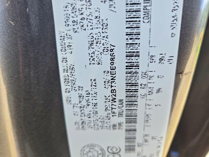 59989726 :رقم المزاد ، 1FT7W2BT3NEE98687 vin ، 2022 Ford F250 مزاد بيع