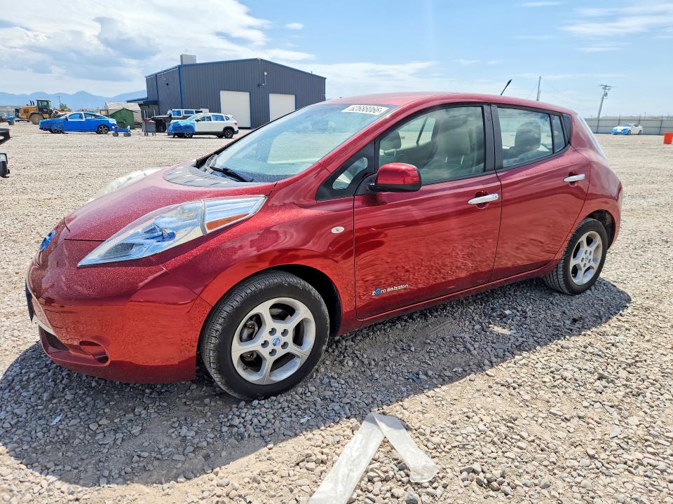 2012 Nissan Leaf მანქანა იყიდება აუქციონზე, vin: JN1AZ0CP6CT018480, აუქციონის ნომერი: 62688066