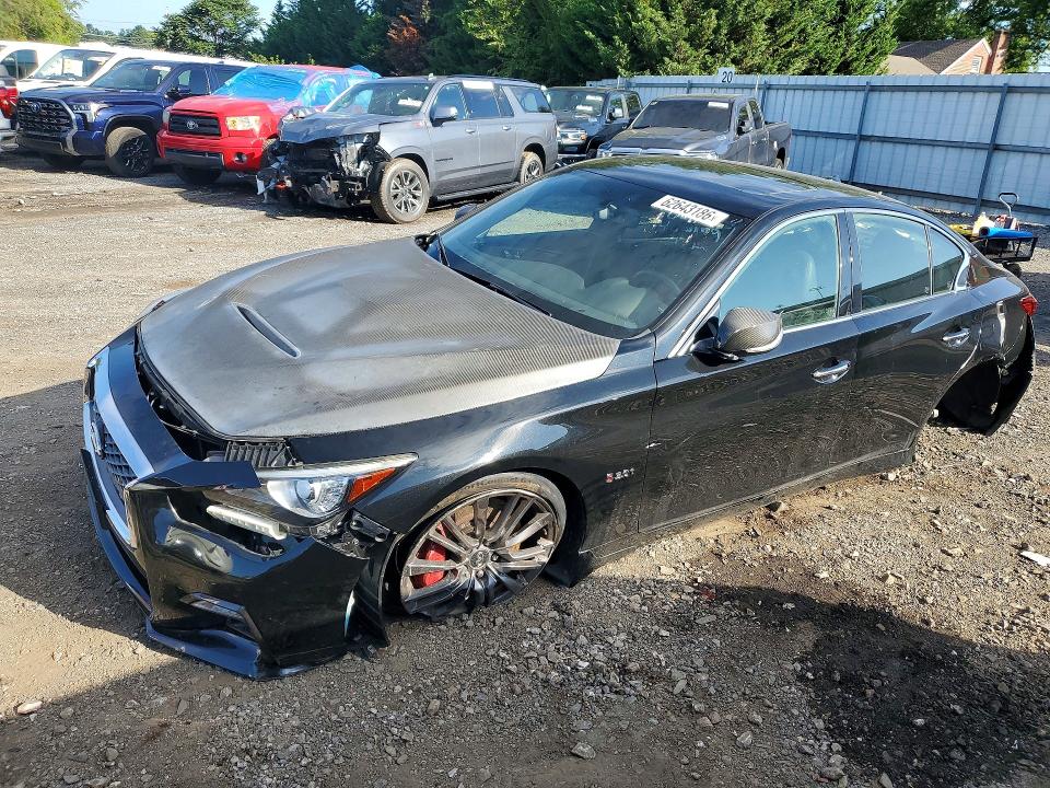 2018 Infiniti Q50 მანქანა იყიდება აუქციონზე, vin: JN1FV7AR4JM700103, აუქციონის ნომერი: 62643186