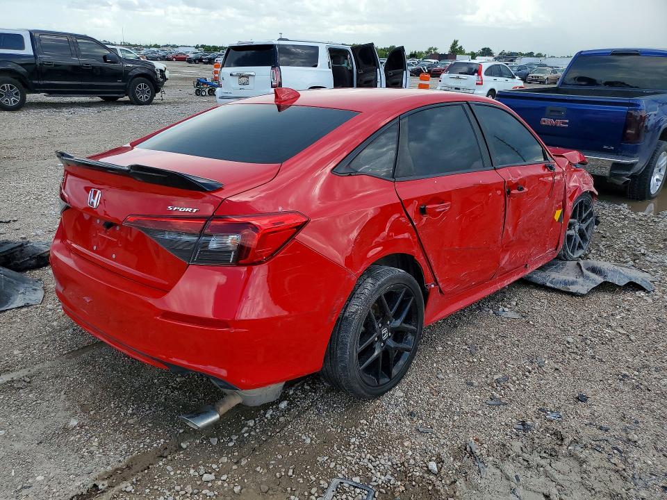 60179136 :رقم المزاد ، 2HGFE2F54NH562398 vin ، 2022 Honda Civic مزاد بيع