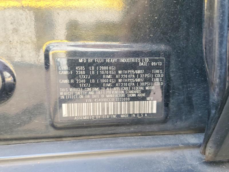 Продажа на аукционе авто 2014 Subaru Outback, vin: 4S4BRBCC0E3233099, номер лота: 62281966