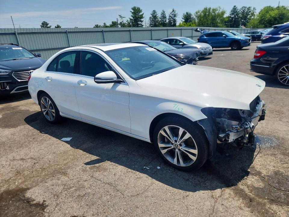 60950176 :رقم المزاد ، W1KWF8EB8LR574790 vin ، 2020 Mercedes-benz C مزاد بيع