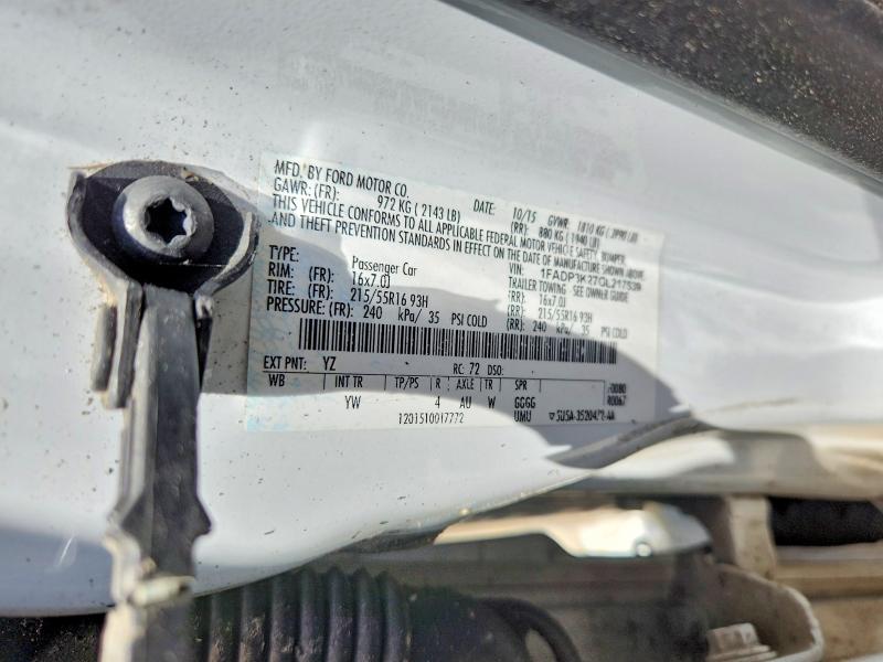 Продажа на аукционе авто 2016 Ford Focus, vin: 1FADP3K27GL217539, номер лота: 63186436