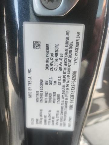 60371266 :رقم المزاد ، 5YJ3E1ETXSF942696 vin ، 2025 Tesla Model 3 مزاد بيع
