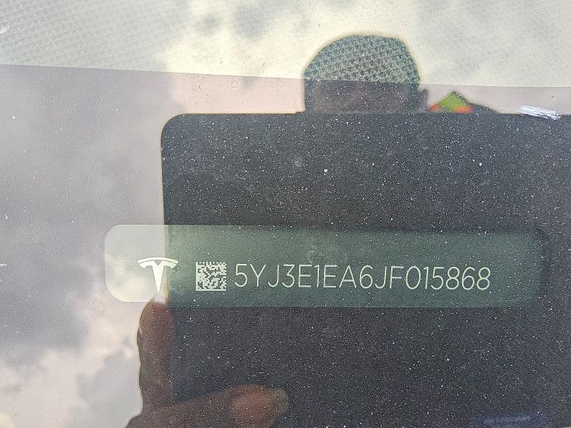 Продаж на аукціоні авто 2018 Tesla Model 3, vin: 5YJ3E1EA6JF015868, номер лоту: 59389266