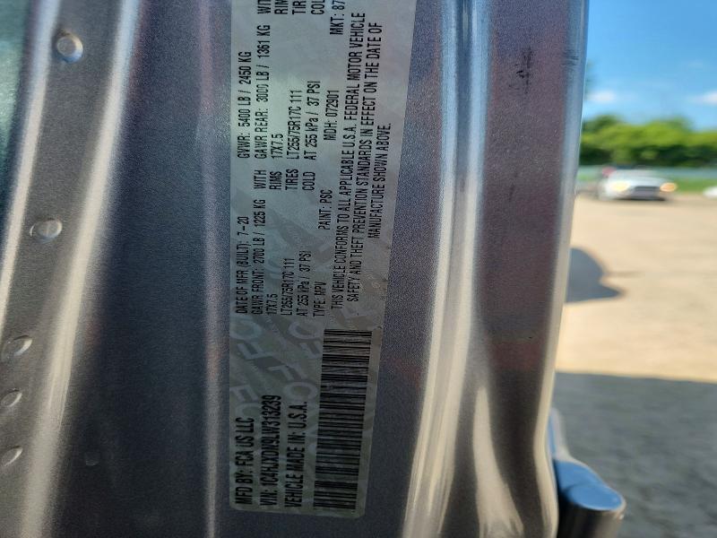 Продаж на аукціоні авто 2020 Jeep Wrangler Unlimited, vin: 1C4HJXDN9LW313239, номер лоту: 60256766