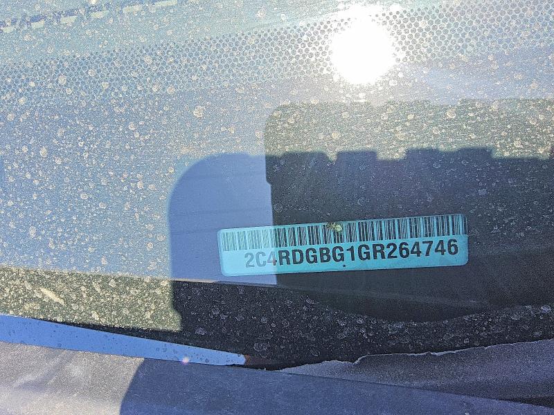 57269936 :رقم المزاد ، 2C4RDGBG1GR264746 vin ، 2016 Dodge Grand Caravan مزاد بيع
