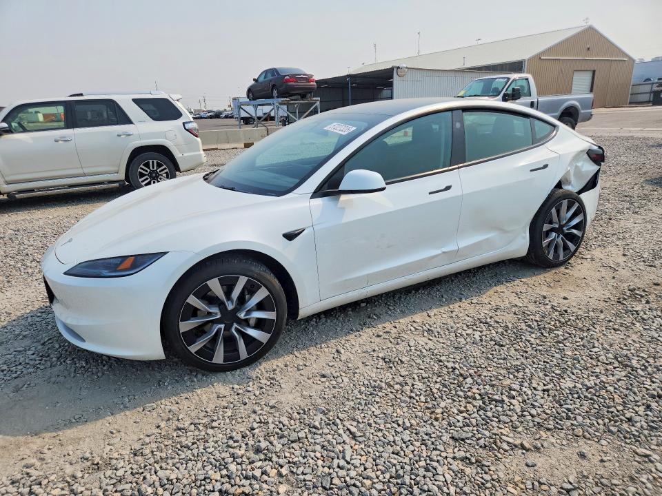 2025 Tesla Model 3 მანქანა იყიდება აუქციონზე, vin: 5YJ3E1EB9SF906893, აუქციონის ნომერი: 57027226