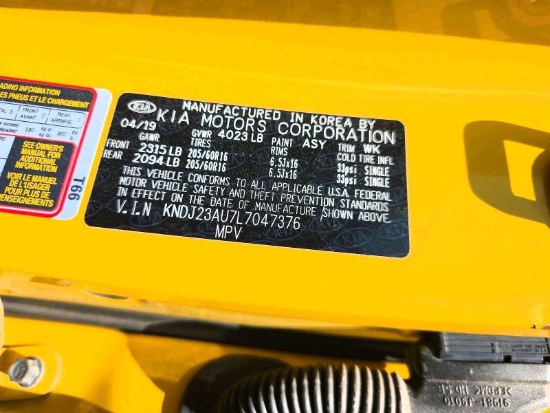 2020 Kia Soul მანქანა იყიდება აუქციონზე, vin: KNDJ23AU7L7047376, აუქციონის ნომერი: 59688906