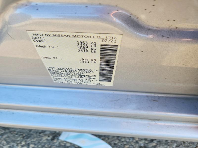 Aukcja sprzedaży 2021 Nissan Altima, vin: 1N4BL4EVXMN357373, numer aukcji: 60802026