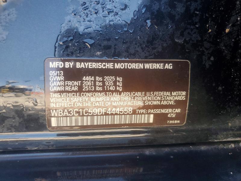 Aukcja sprzedaży 2013 Bmw 328, vin: WBA3C1C59DF444558, numer aukcji: 62593016