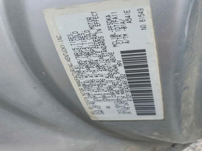 Продажа на аукционе авто 2002 Toyota Sienna, vin: 4T3ZF19C42U481362, номер лота: 60404906
