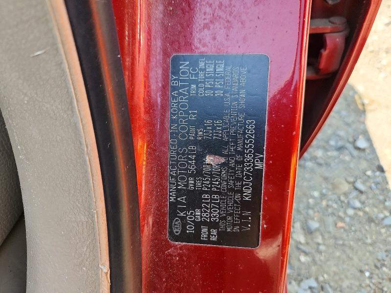 Aukcja sprzedaży 2006 Kia Sorento, vin: KNDJC733365552663, numer aukcji: 60289326
