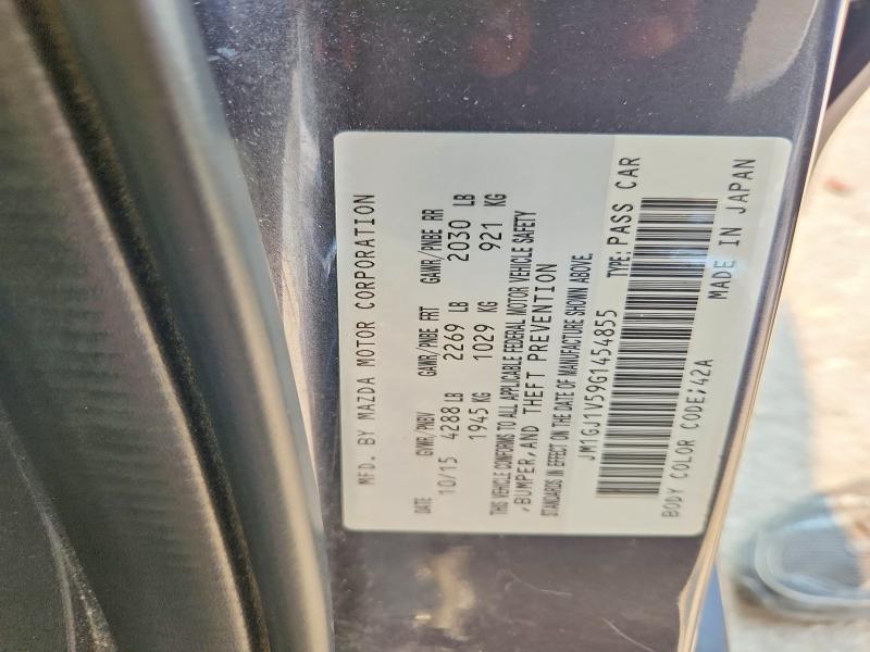 60659816 :رقم المزاد ، JM1GJ1V59G1454855 vin ، 2016 Mazda 6 مزاد بيع