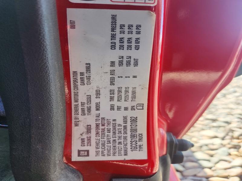 60982136 :رقم المزاد ، 1GCCS199188131062 vin ، 2008 Chevrolet Colorado مزاد بيع