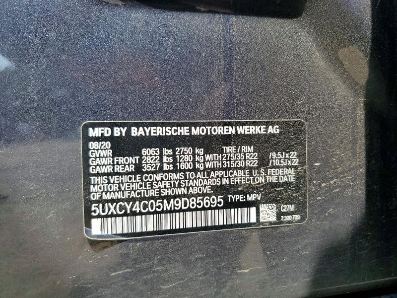 Aukcja sprzedaży 2021 Bmw X6, vin: 5UXCY4C05M9D85695, numer aukcji: 60504316