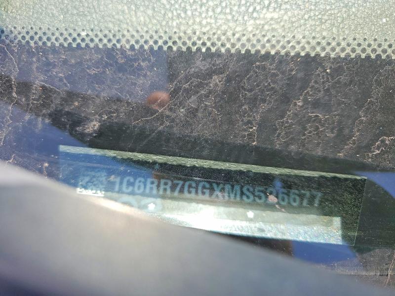 Aukcja sprzedaży 2021 Ram 1500 Classic, vin: 1C6RR7GGXMS526677, numer aukcji: 61695116