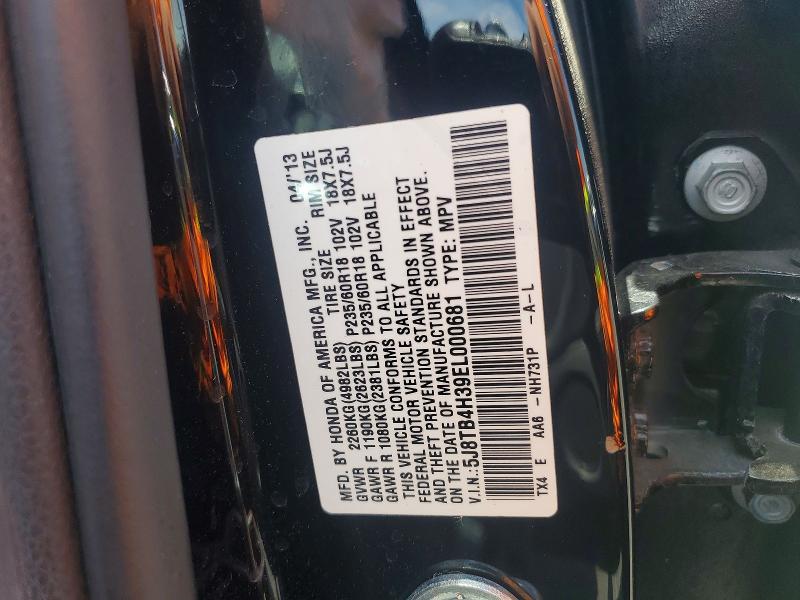 2014 Acura Rdx მანქანა იყიდება აუქციონზე, vin: 5J8TB4H39EL000681, აუქციონის ნომერი: 59540126