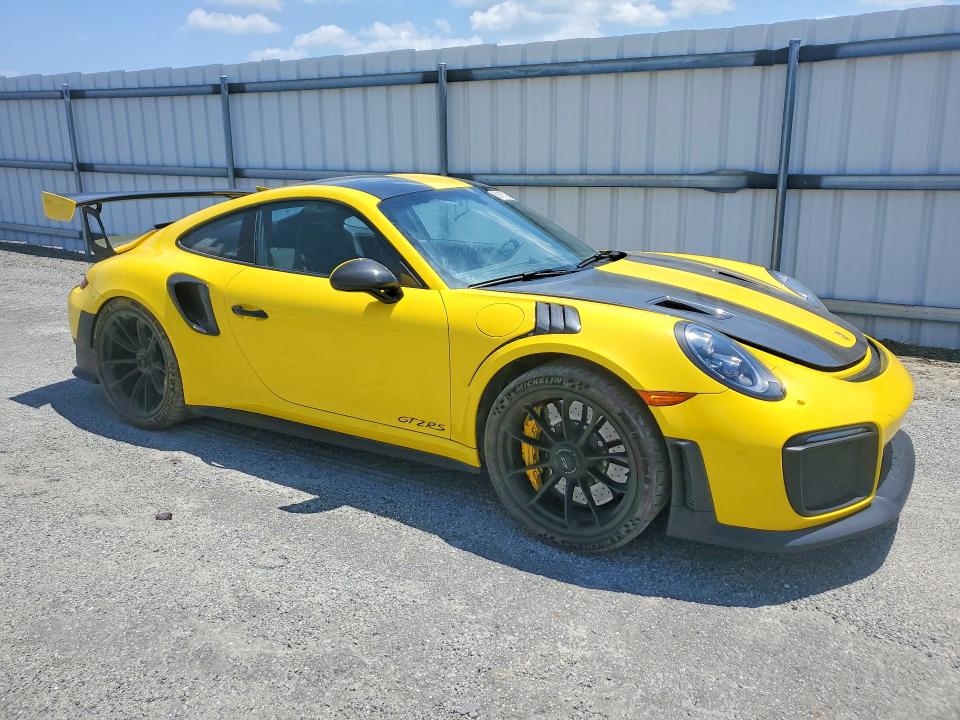 59167236 :رقم المزاد ، WP0AE2A93JS186024 vin ، 2018 Porsche 911 مزاد بيع