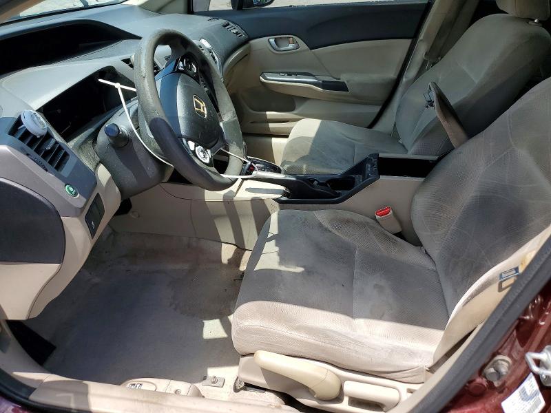 Aukcja sprzedaży 2012 Honda Civic, vin: 19XFB2F50CE047561, numer aukcji: 61998486