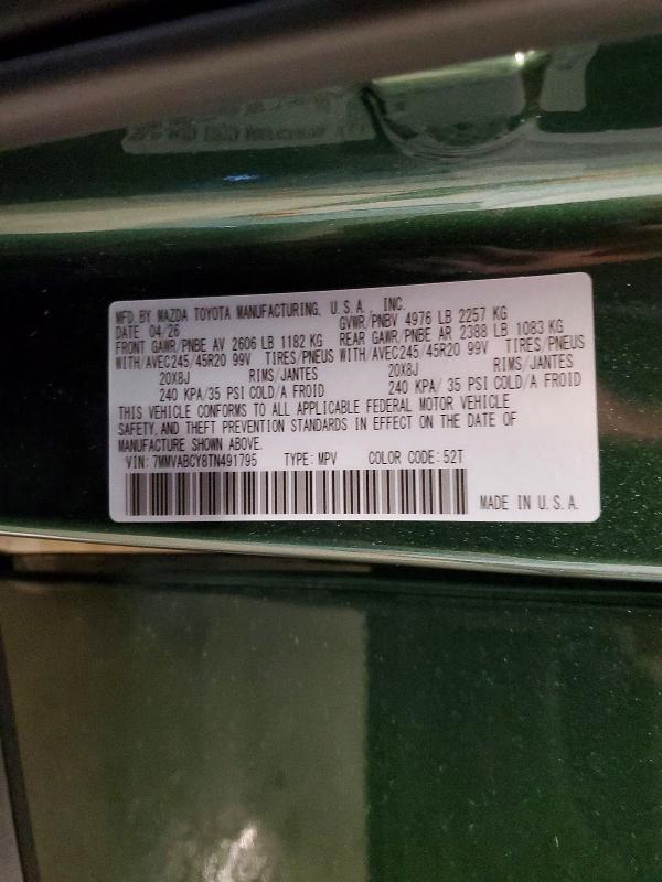 59922926 :رقم المزاد ، 7MMVABCY8TN491795 vin ، 2026 Mazda Cx-50 مزاد بيع