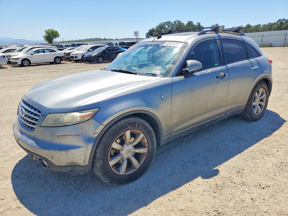 60131206 :رقم المزاد ، JNRAS08W85X213672 vin ، 2005 Infiniti Fx35 مزاد بيع