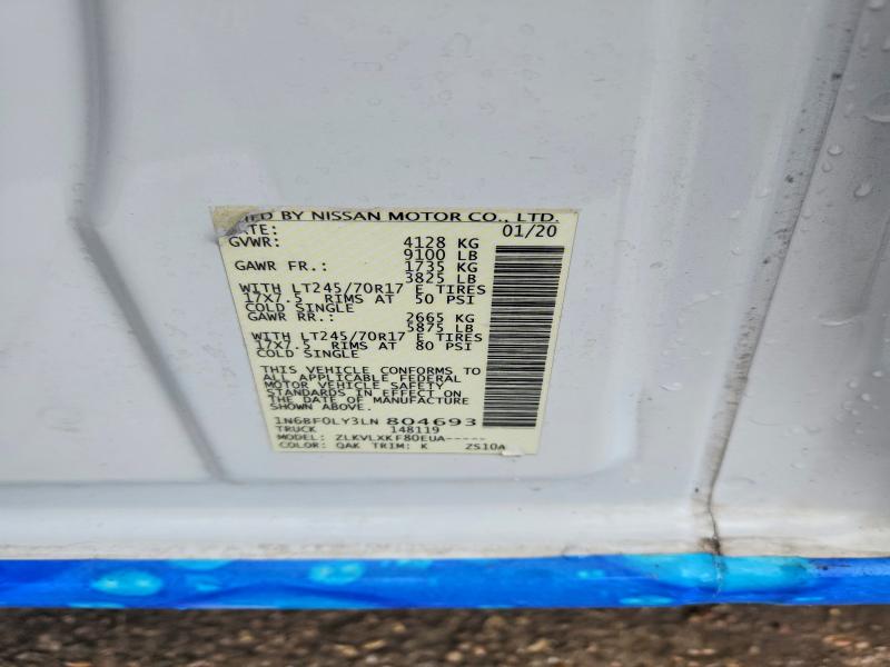 Продаж на аукціоні авто 2020 Nissan Nv, vin: 1N6BF0LY3LN804693, номер лоту: 61798276