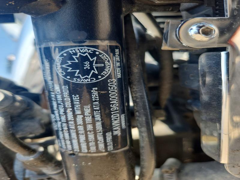 59608576 :رقم المزاد ، JKAVN2D196A000503 vin ، 2006 Kawasaki Vn900 مزاد بيع