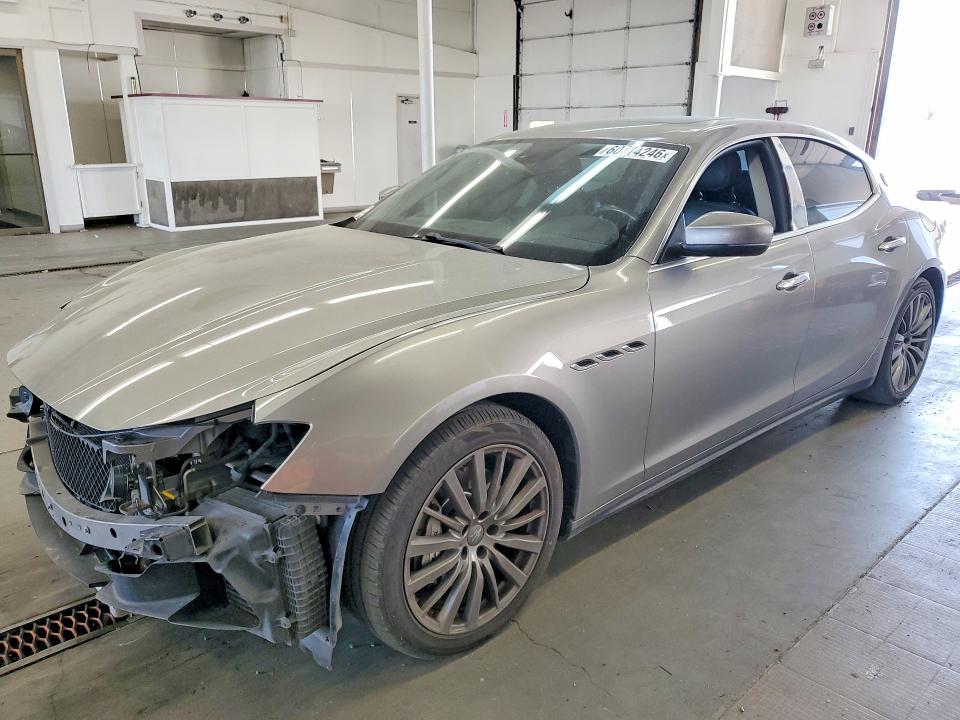2017 Maserati Ghibli მანქანა იყიდება აუქციონზე, vin: ZAM57XSAXH1238309, აუქციონის ნომერი: 60714246