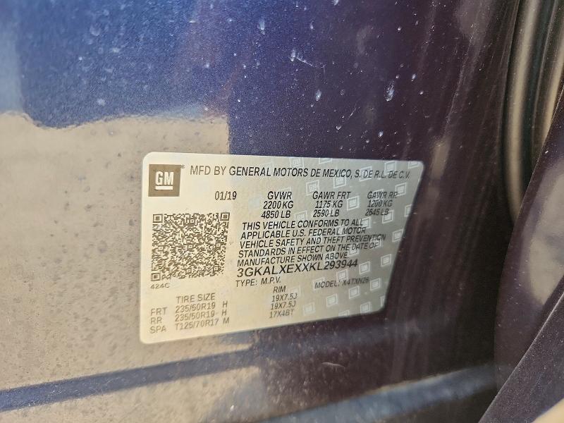 Продаж на аукціоні авто 2019 Gmc Terrain, vin: 3GKALXEXXKL293944, номер лоту: 62544576