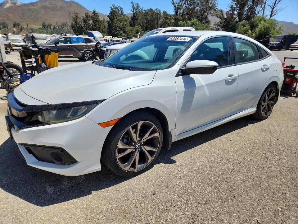 Продаж на аукціоні авто 2019 Honda Civic, vin: 2HGFC2F82KH581298, номер лоту: 62980436