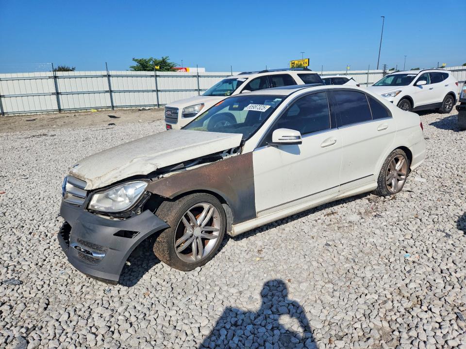 85987325 :رقم المزاد ، WDDGF8BB2CR239520 vin ، 2012 Mercedes-benz C مزاد بيع