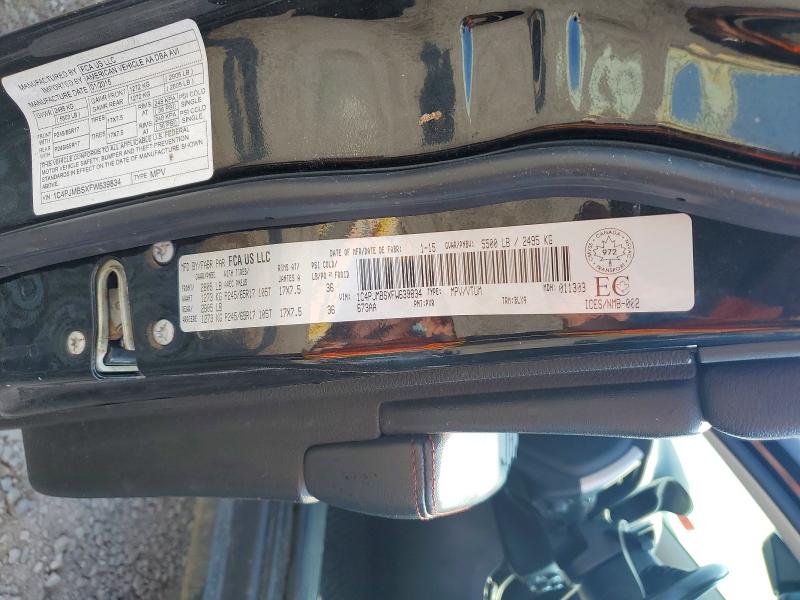 2015 Jeep Cherokee მანქანა იყიდება აუქციონზე, vin: 1C4PJMBSXFW639834, აუქციონის ნომერი: 59262656