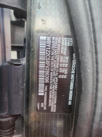 85622735 :رقم المزاد ، WBY1Z2C5XFV286396 vin ، 2015 Bmw I3 مزاد بيع