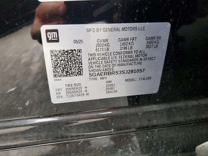 Aukcja sprzedaży 2025 Buick Enclave, vin: 5GAERBRS3SJ281057, numer aukcji: 61217846