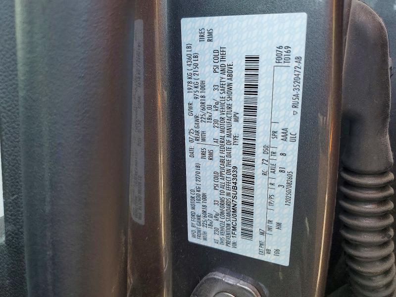 Продаж на аукціоні авто 2025 Ford Escape, vin: 1FMCU0MN7SUB43039, номер лоту: 59631356