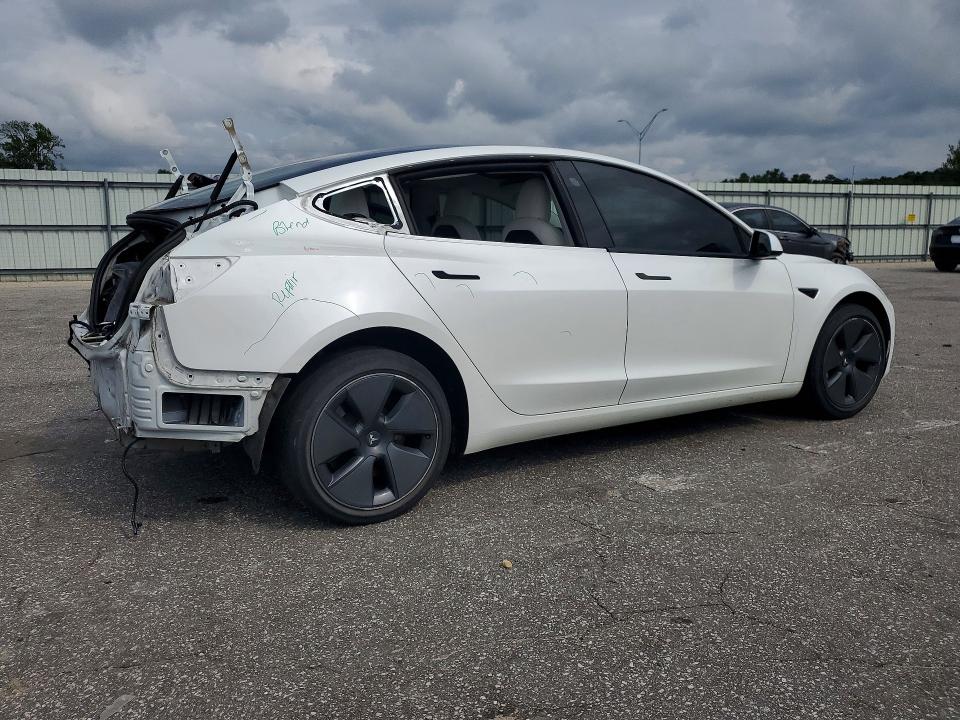 2021 Tesla Model 3 მანქანა იყიდება აუქციონზე, vin: 5YJ3E1EA5MF048865, აუქციონის ნომერი: 60961536