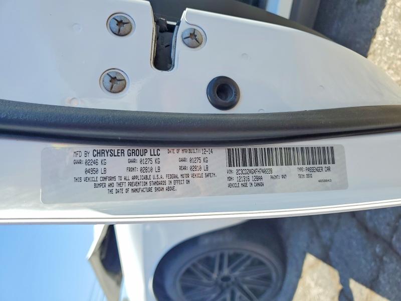 Продаж на аукціоні авто 2015 Dodge Challenger, vin: 2C3CDZAGXFH740228, номер лоту: 63060356
