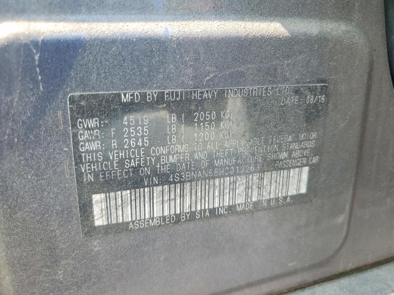 Продажа на аукционе авто 2017 Subaru Legacy, vin: 4S3BNAN68H3013263, номер лота: 61110826